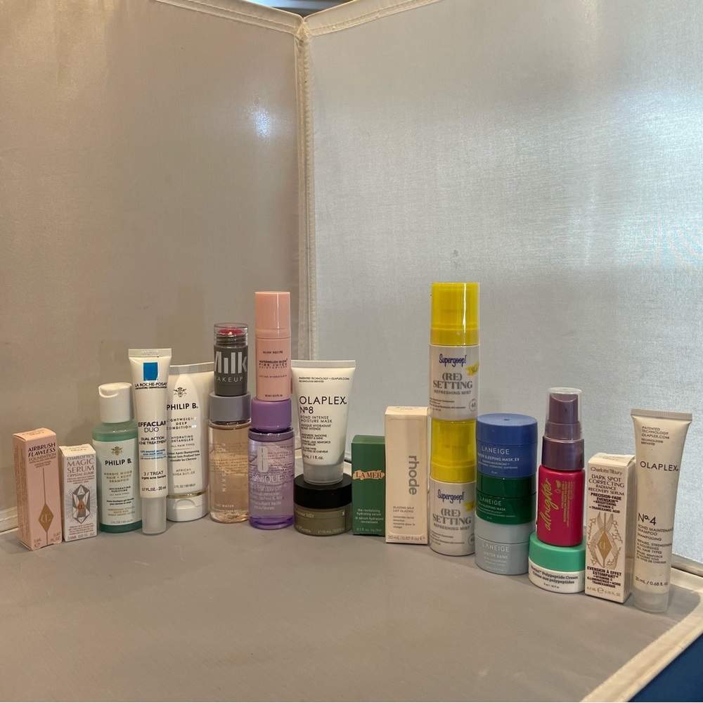 NEW Lot 22 Deluxe Samples Tilbury La Mer Rhode Clinique Fenty Decay Laneige Auth